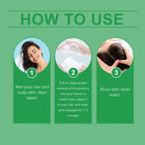 Hoegoa Rosemary Hair Growth Shampoo 3pcs Hydrolyzed Keratin Moisturizing Repair