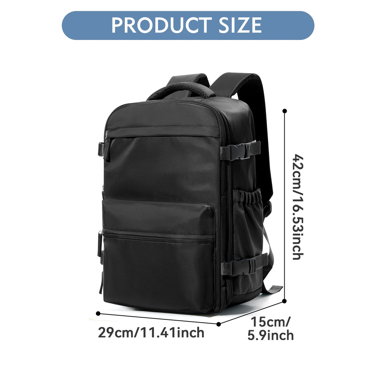 Large Capacity Vacuum Backpack for Travel, Business, and School Use
