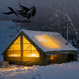 Inflatable Camping Tent for 4-8 Persons, Waterproof with Carry Bag