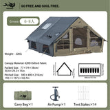 Inflatable Camping Tent for 4-8 Persons, Waterproof with Carry Bag
