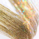 Rainbow Hair Tinsel Kit - Colorful Glitter Extensions for Braiding - 66 Strands