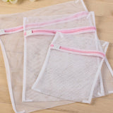 3 Pcs Set Zippered Mesh Laundry Bags for Underwear & Delicates Care