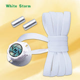 Automatic Flat No Tie Shoelaces with Swivel Buckle for Sneakers Adults Kids