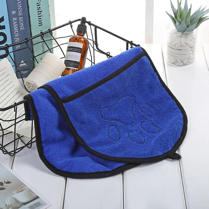 Quick Dry Pet Cleaning Washcloth Towel for Dogs & Cats - Soft & Absorbent