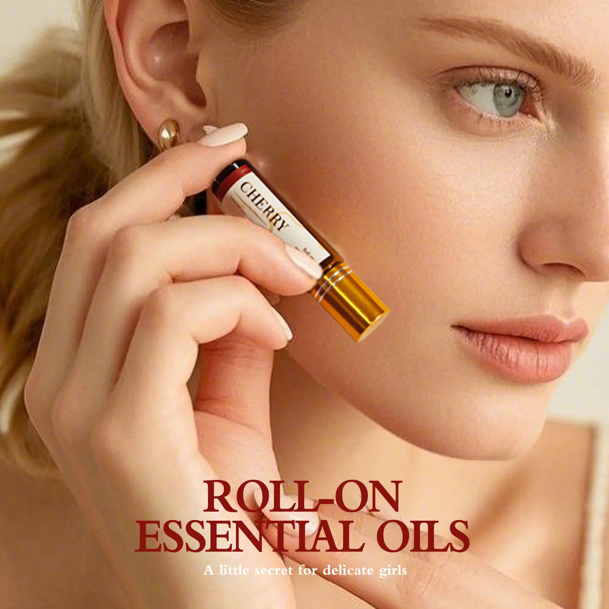 Cookie Scented Essential Oil Roll-On, 10ml - Travel-Size Aromatherapy Gift