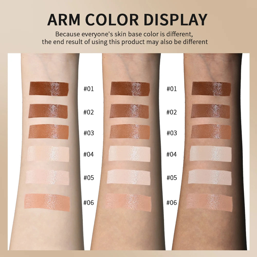 Skin Tint Balm Foundation Stick, Medium Coverage, Portable Makeup