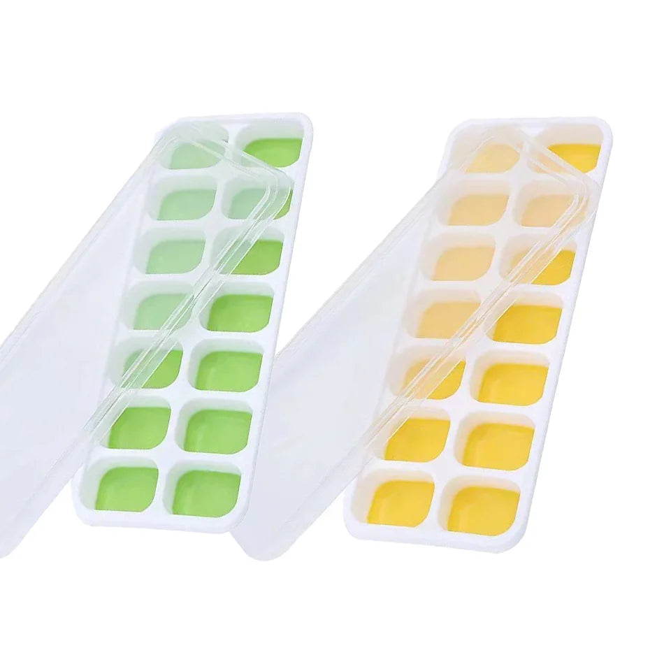 Silicone C Mold with Lid - 2/4pcs C 14 Cube Set