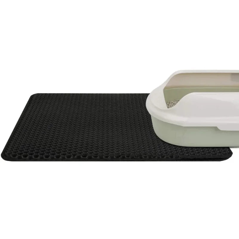 Cat Litter Mat Double Layer Waterproof Non-Slip Washable 15" Pad