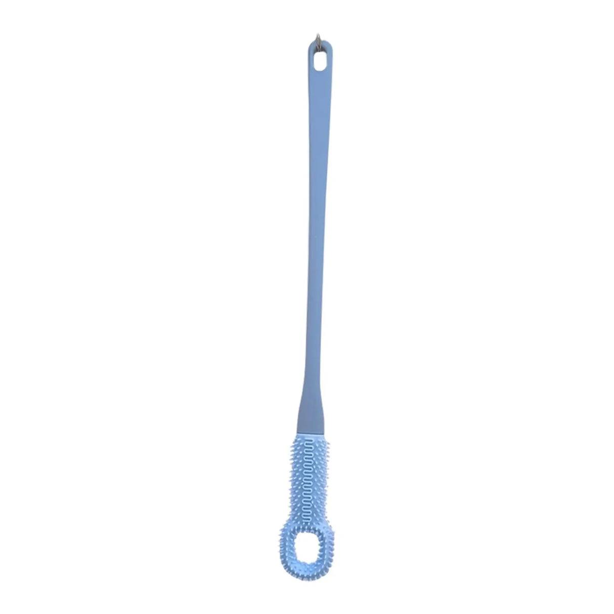 Comfort Silicone Brush Long Handle Soft Rubber Toe Gap Brush for Foot Care