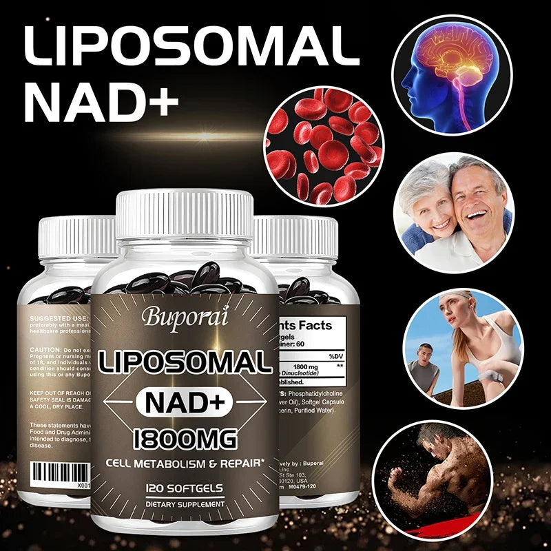 Liposomal NAD Supplement - Cellular Health Support & Stamina Boost