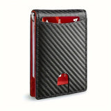 Slim Wallet for Men - RFID Blocking Leather Bifold Front Pocket Wallet