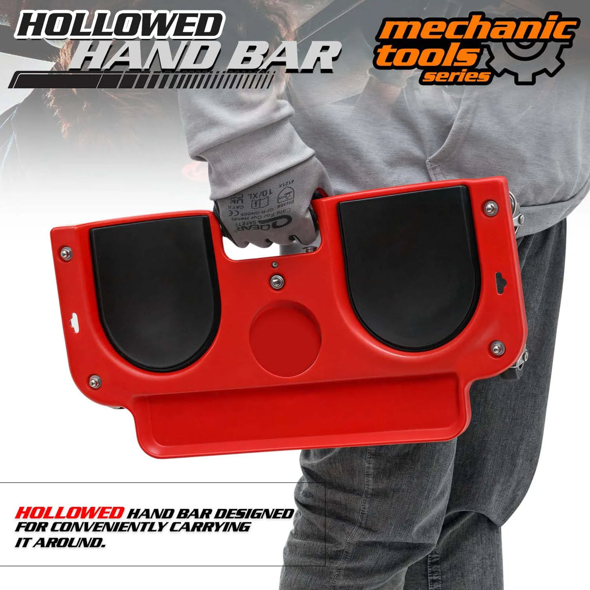 Rolling Knee Creeper Pad with 5 Swivel Casters, 200 LB Capacity