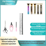 Veterinary Grooming Clipper Kit - Heavy-Duty Pet Hair Trimmer for Clinics