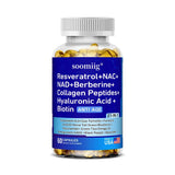21-in-1 Cell Vitality Supplement with Resveratrol, Collagen, Turmeric