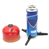 Outdoor Camping Gas Canister Rack Tripod Stand Base for Stove Accessories
