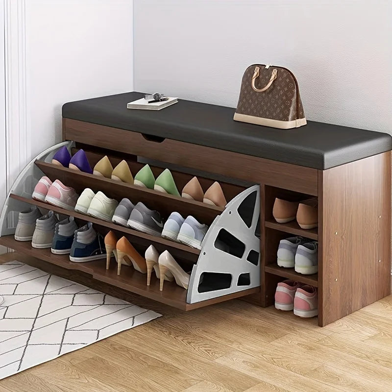 Stainless Steel Flip Shoe Rack Accessories for Cabinet Organization