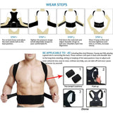 Magnetic Therapy Posture Corrector Corset Shoulder Support Belt for Men & Women