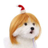 Pet Wig for Dogs & Cats - Curly & Straight Hair - DIY Halloween Accessory