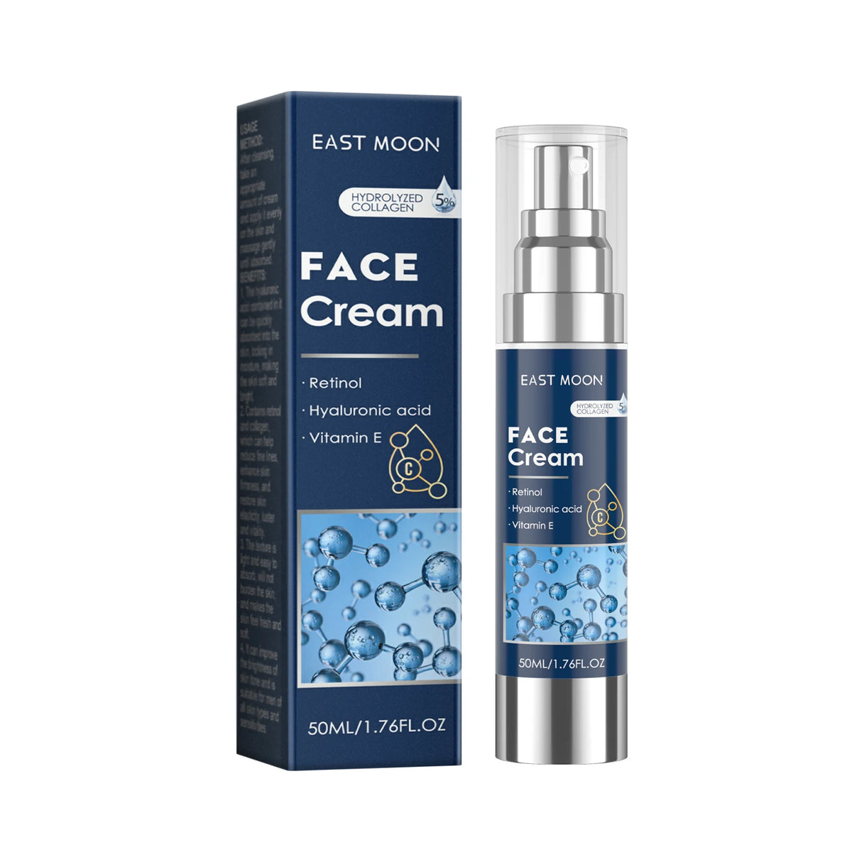 Retinol Face Cream for Men - Firming, Moisturizing, 50ml