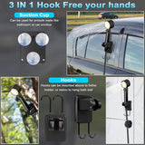 Portable Camping Shower Set with 20L Bucket and Rechargeable Shower Head