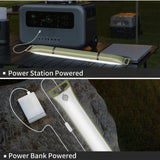 Portable Solar Camping Lantern with USB-Type C, 2000mAh