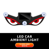 Solar Powered Neon Light LED Car Ambient Lamp USB Rechargeable Cool Effect