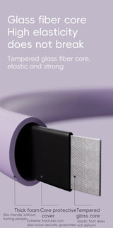 Pilates Ring Fitness Circle - Lightweight Foam Padded Handles, Toning