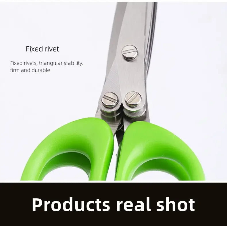 Multi-functional Stainless Steel Kitchen Scissors 3/5 Layer Cooking Tool