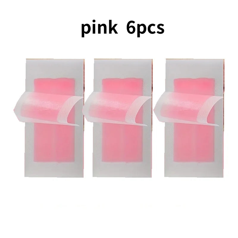 Professional Wax Tapes for Hair Removal, 6 Sticks, Body & Face Use