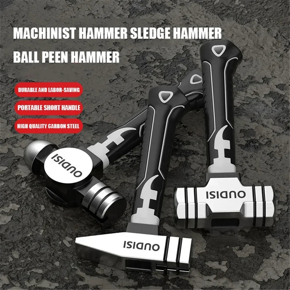 Heavy Duty Octagonal Hammer, High Carbon Steel, Magnetic Nail Tool