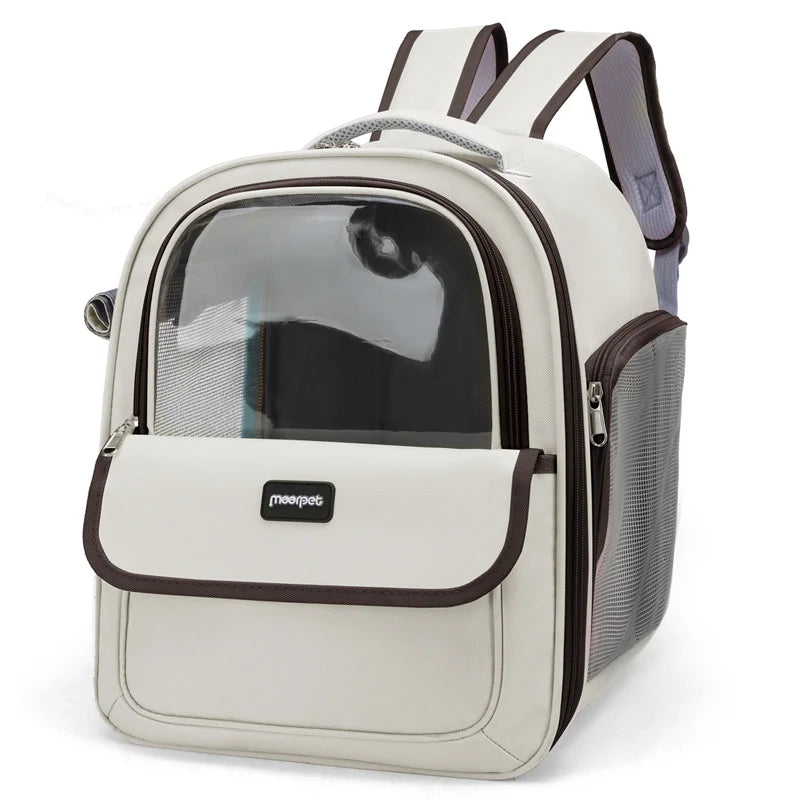 Transparent Cat Dog Carrier Backpack, Portable Space Capsule for Pets