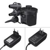 Portable Electric Air Pump 12V with 3 Nozzles for Inflatable Pools and More