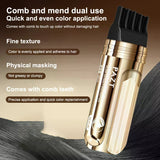 2-in-1 Plant Hair Dye Stick with Comb - Temporary Hair Color for White Hairs