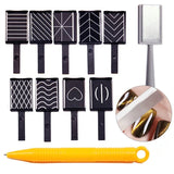 11 Pcs Nail Art Tools Set Magnetic Rods for Gel Polishing & Decoration