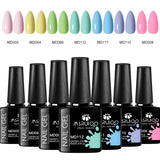7pc Nail Gel Polish Set UV Soak Off Long Lasting Manicure Art Kit