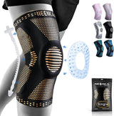 NEENCA Copper Knee Brace with Gel Pad & Stabilizers for Joint Support