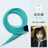 60cm Clip In Hair Extensions Synthetic Long Straight Hairpiece Accessories