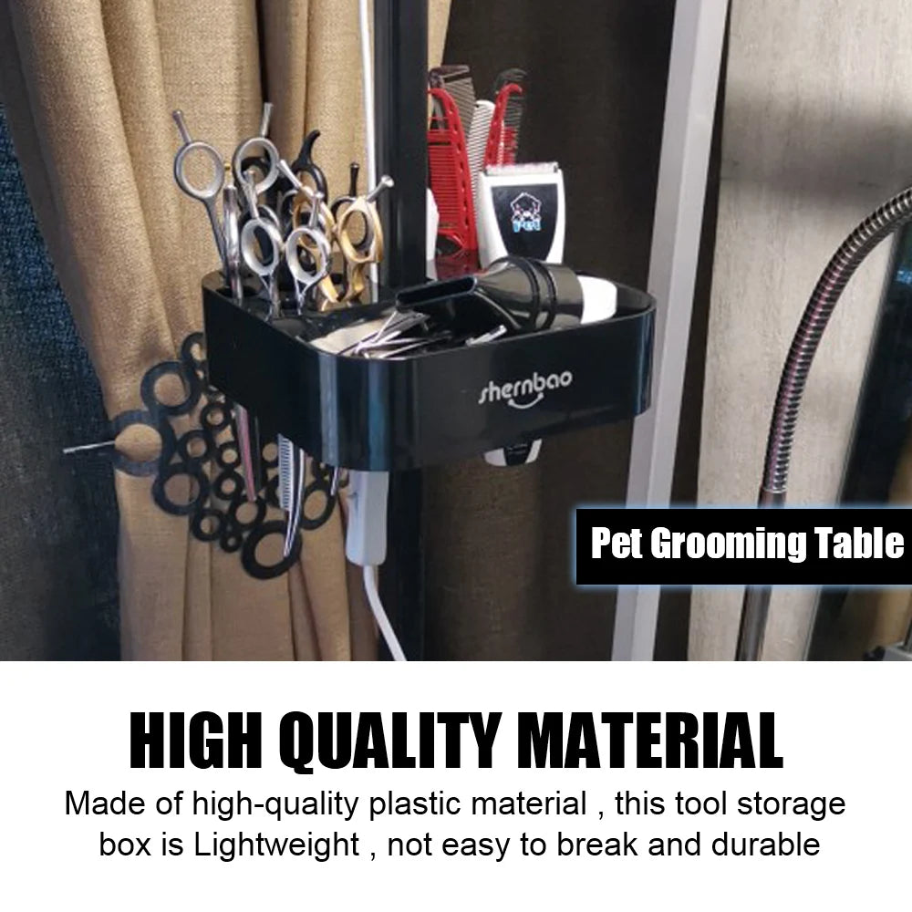 Pet Grooming Tools Set for Dogs & Cats - Scissors, Comb, Storage Box