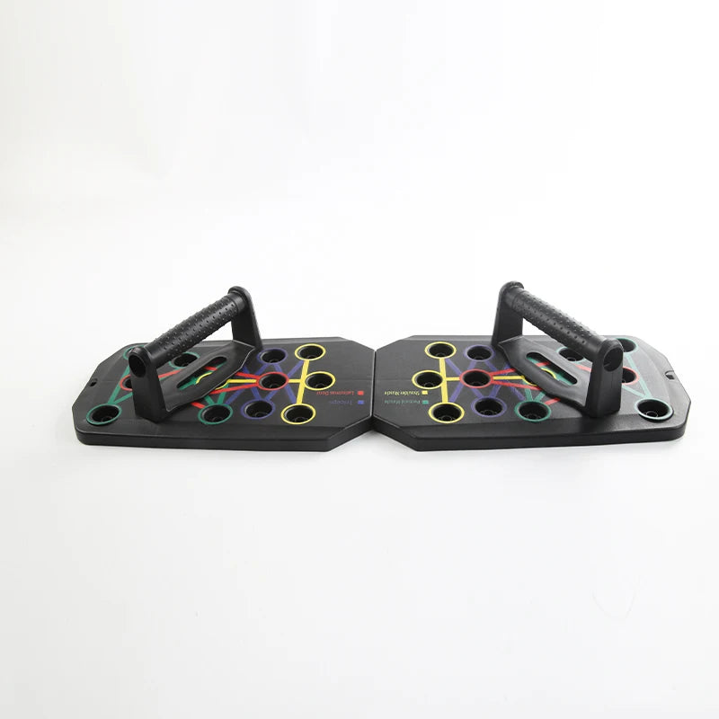 Portable Foldable Push-up Board Set with Handles for Fitness Training