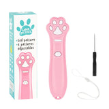 Laser Cat Teasing Stick LED Light Pointer Interactive Pet Toy for Cats & Dogs