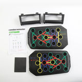 Portable Foldable Push-up Board Set with Handles for Fitness Training