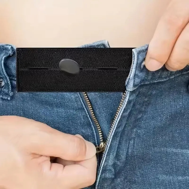 Pant Extender Belt Unisex Adjustable Waistband for Jeans & Skirts