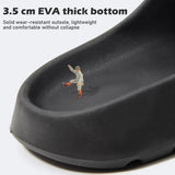 Coconut Slippers Thick-Soled EVA Slides for Men & Women - Summer Beach Sandals