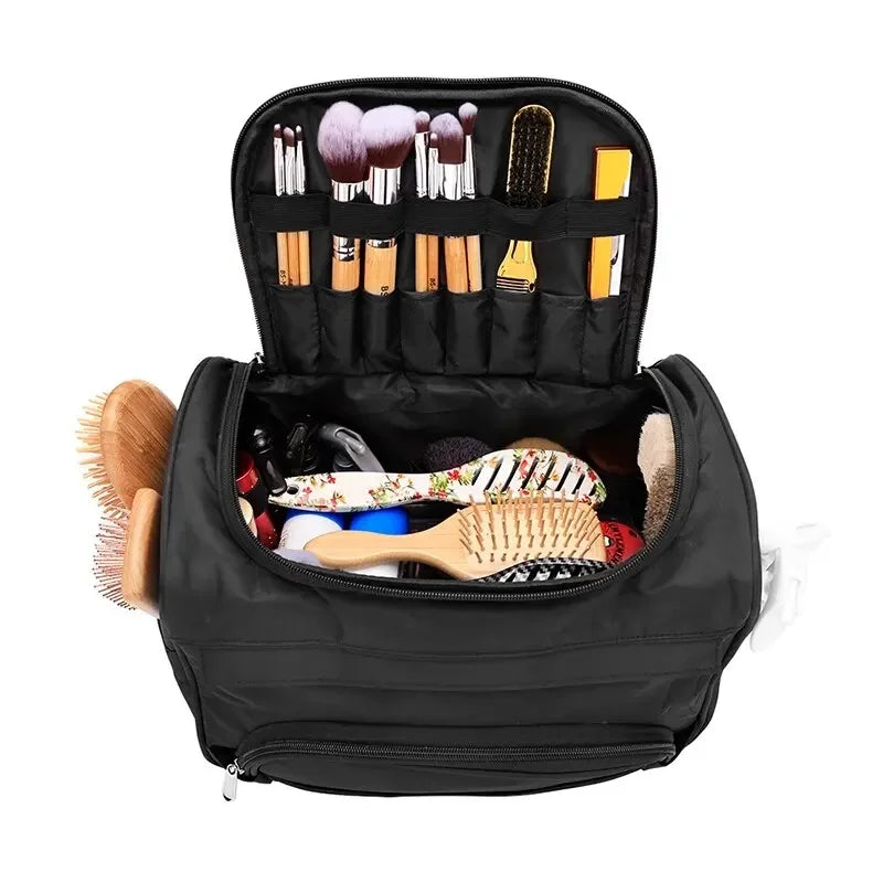 Portable Makeup Bag Waterproof Storage Case for Travel & Salon Use