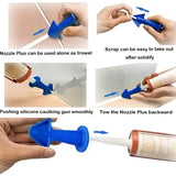 3PCS Silicone Caulk Nozzle Applicator Tools Kit for Sealant and Epoxy
