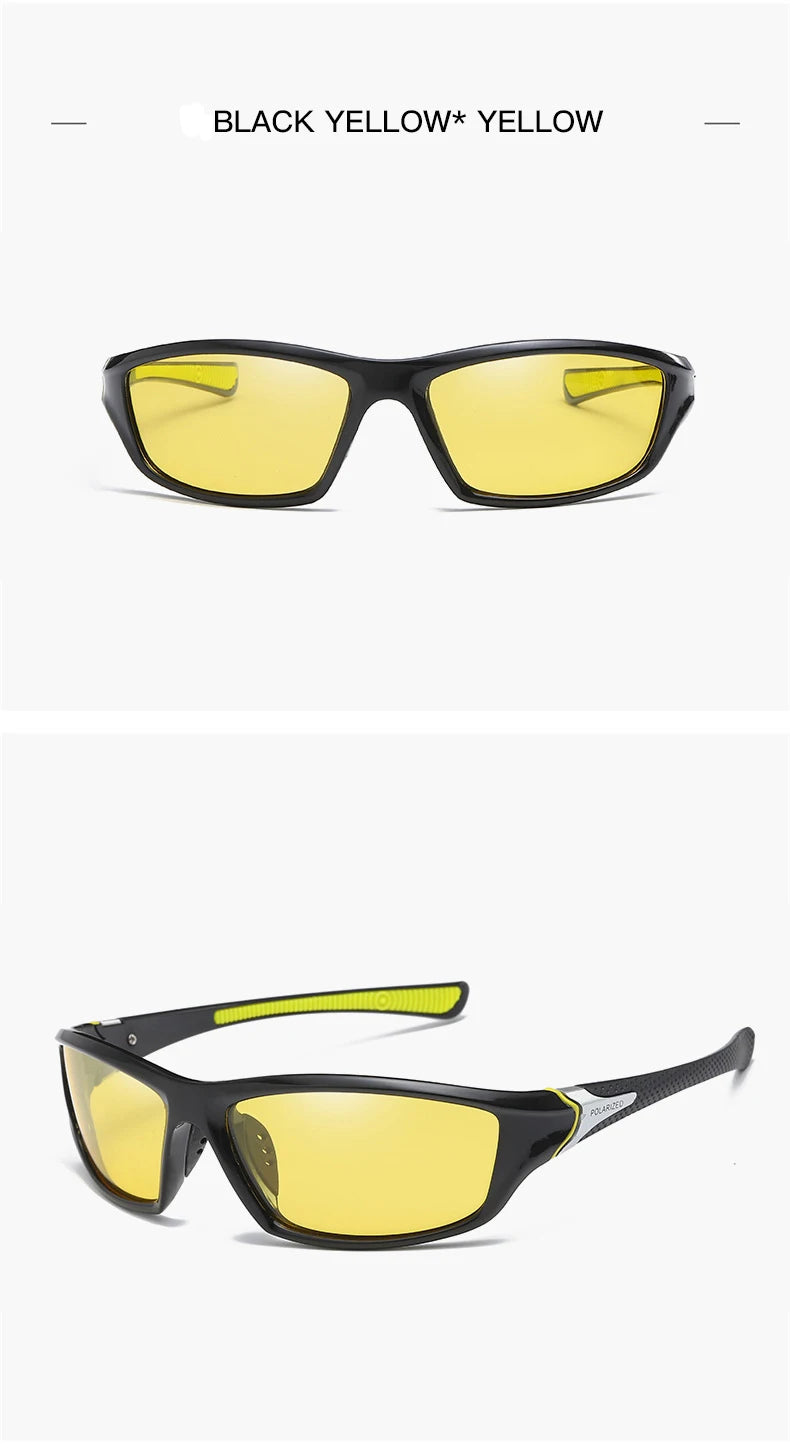 Polarized Sports Sunglasses for Cycling, Fishing, Running - Unisex Eyewear