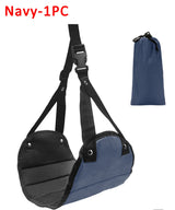 Portable Adjustable Leg Hammock for Airplane, Office, Car Travel Support