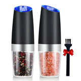 Gravity Electric Salt and Pepper Mill, Battery Powered, Adjustable Coarseness