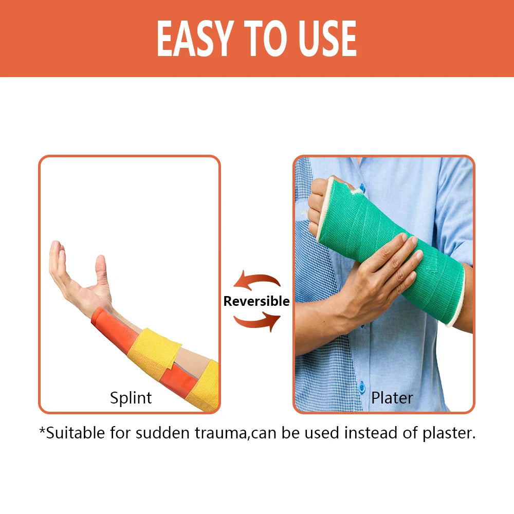 Universal Aluminum Splint Roll for Emergency First Aid - 30cm