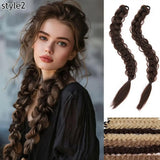 Braided Synthetic Hair Ponytail Extension with Elastic Band - Daily Use